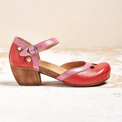 Celda - Bequeme Sandalen mit niedrigen Absätzen