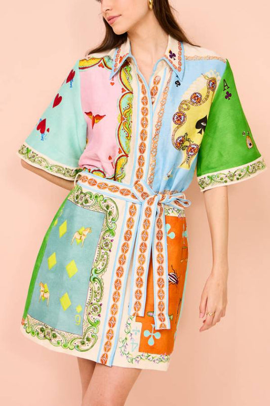 Panflay Rummy Minikleid In Multi