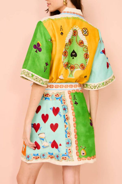 Panflay Rummy Minikleid In Multi