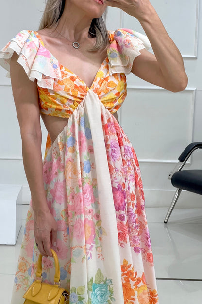 BLÜHEND - MAXIKLEID