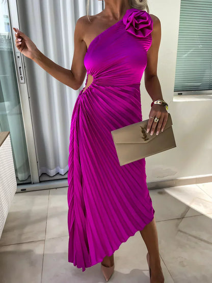 Lizbeth - Blumenkleid mit freier Schulter