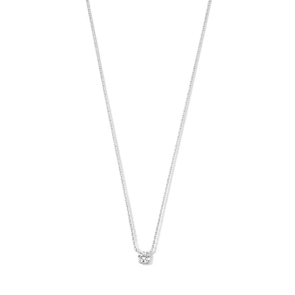 Cléa Moissanit Stein Halskette | Gold 14k