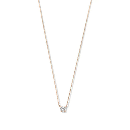 Cléa Moissanit Stein Halskette | Gold 14k
