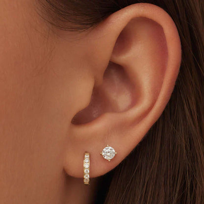 Dara Brillane Ohrringe Set | Gold 14k