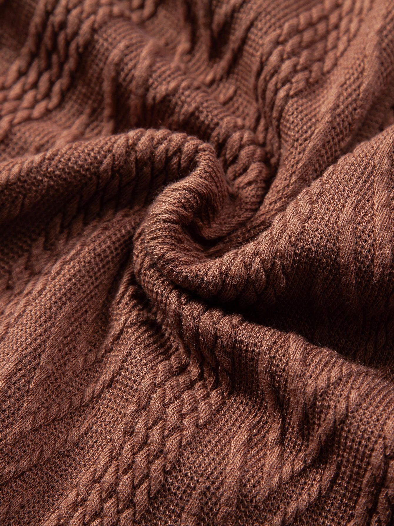 Gestricktes geometrisches Jacquard-Polohemd