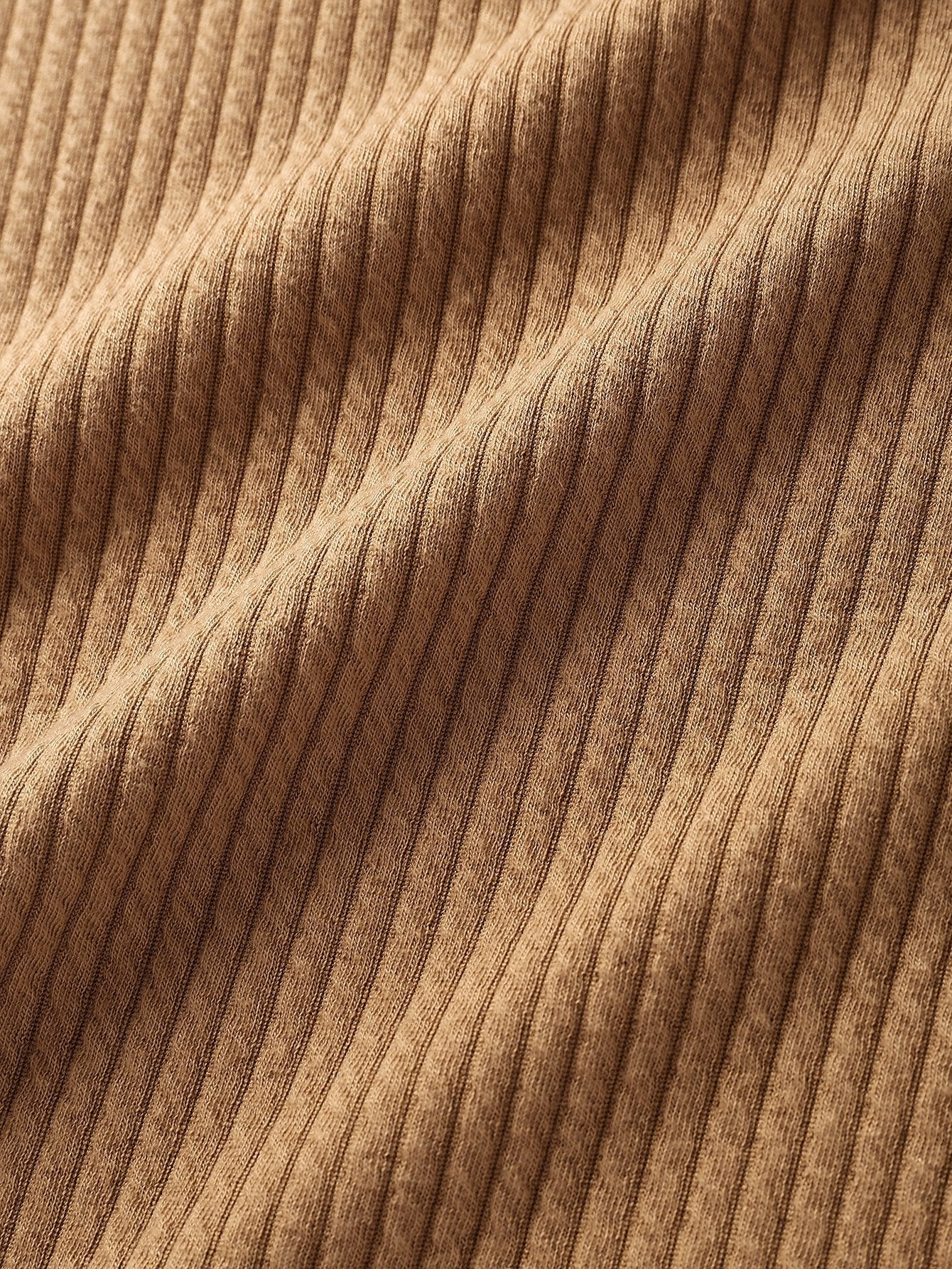 Muscle Fit geripptes T-Shirt