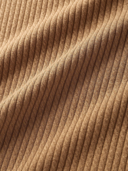 Muscle Fit geripptes T-Shirt