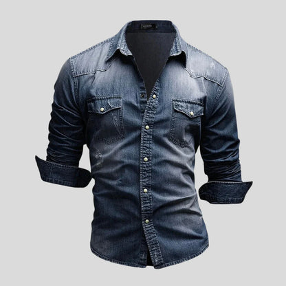 Lex - Modernes Jeanshemd
