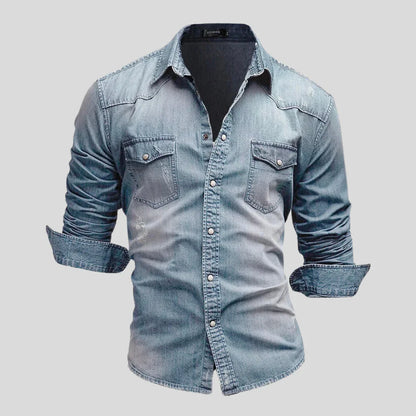 Lex - Modernes Jeanshemd
