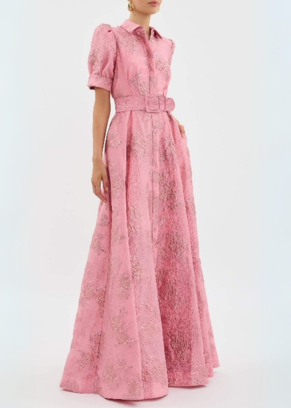 Pearl - Elegantes Kleid mit kurzen Puffärmeln
